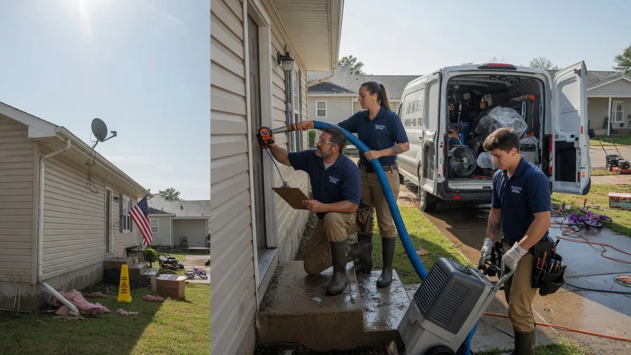 Ceiling Water Damage Restoration in Uniondale, IN near me